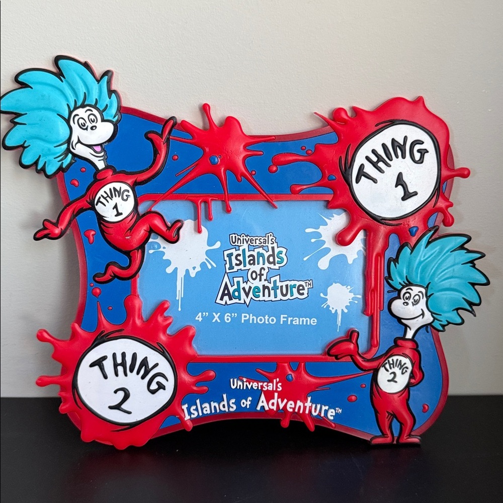 Thing 1 - Thing 2 Picture Frame 4”x6”
